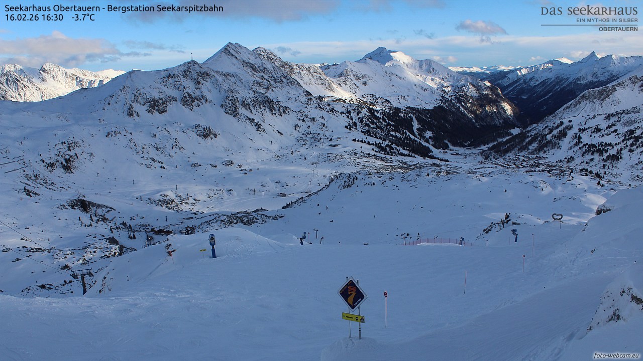 Archived image Webcam View Seekarspitz top station