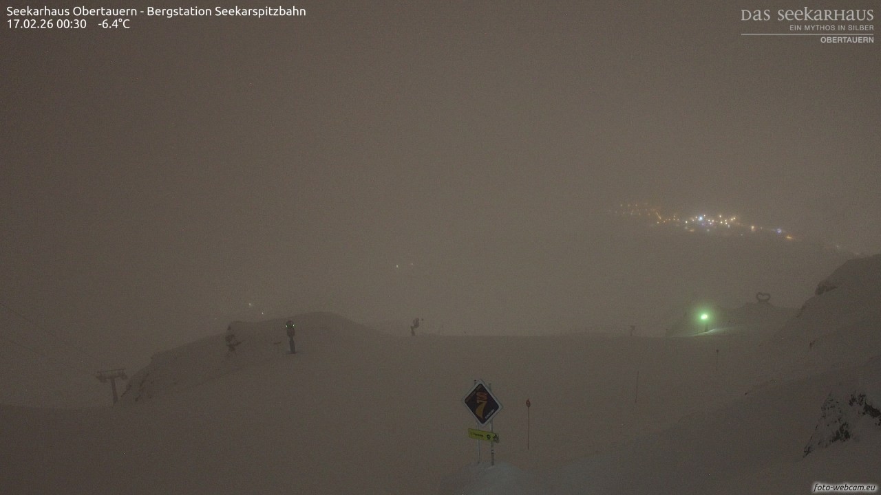 Archiv Foto Webcam Obertauern: Seekarspitz top station