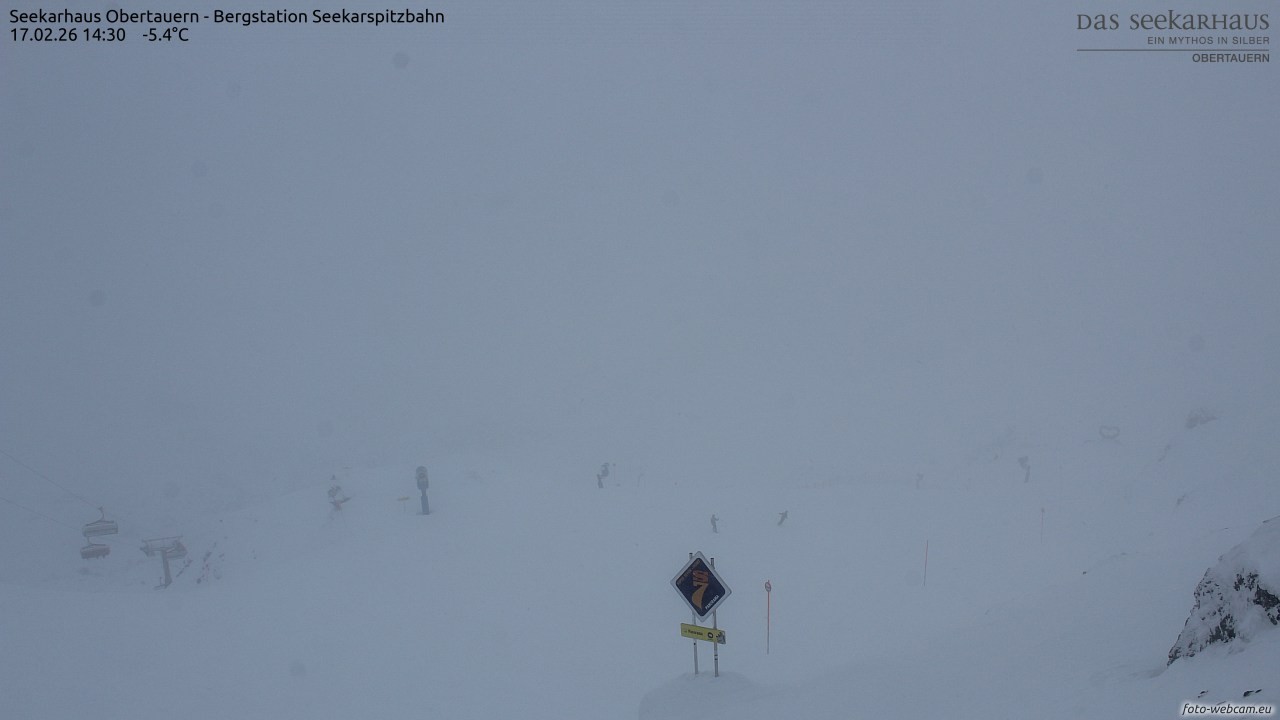 Archiv Foto Webcam Obertauern: Seekarspitz top station