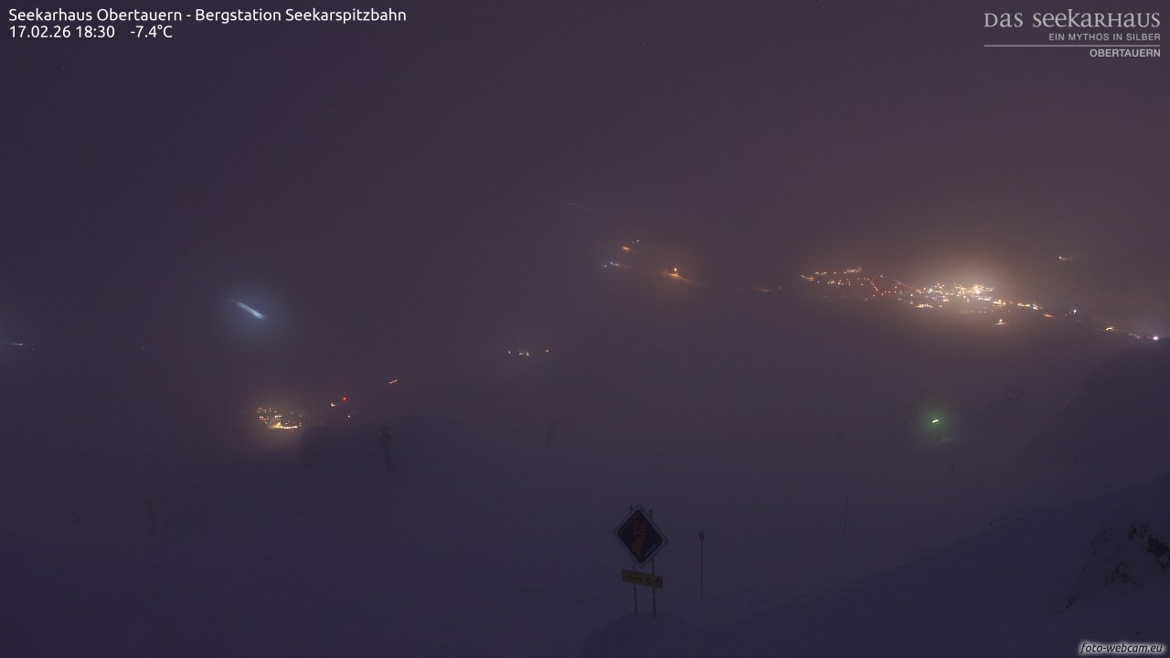 Archived image Webcam View Seekarspitz top station