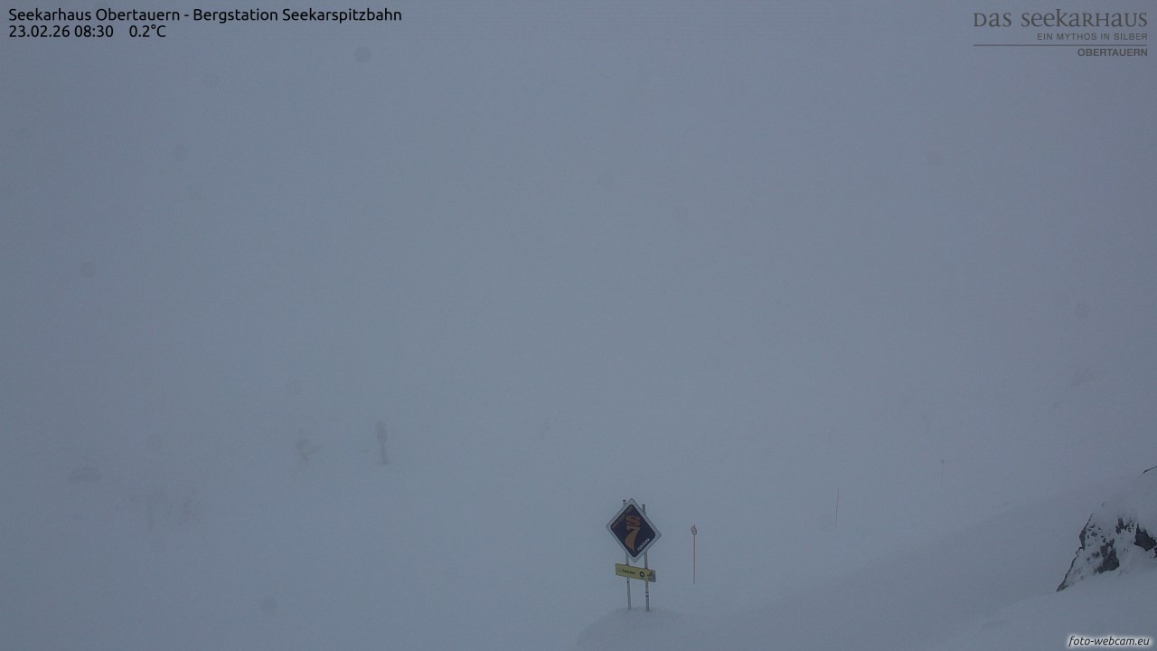 Archiv Foto Webcam Obertauern: Seekarspitz top station