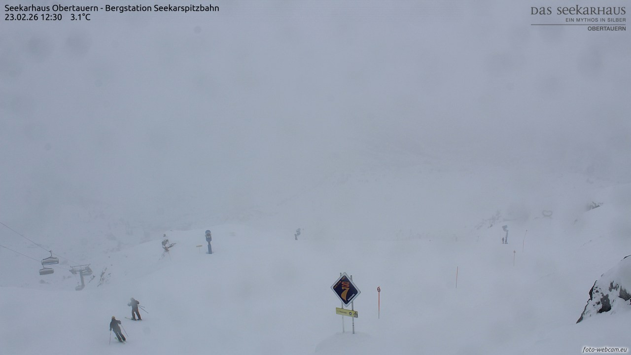 Archiv Foto Webcam Obertauern: Seekarspitz top station