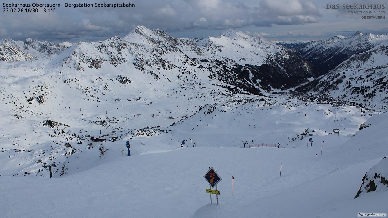 Archiv Foto Webcam Obertauern: Seekarspitz top station