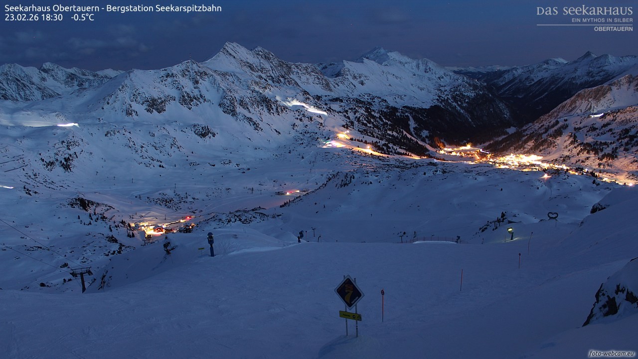 Archiv Foto Webcam Obertauern: Seekarspitz top station