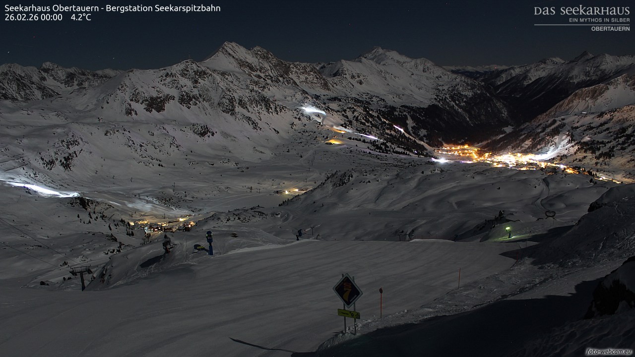 Archived image Webcam View Seekarspitz top station