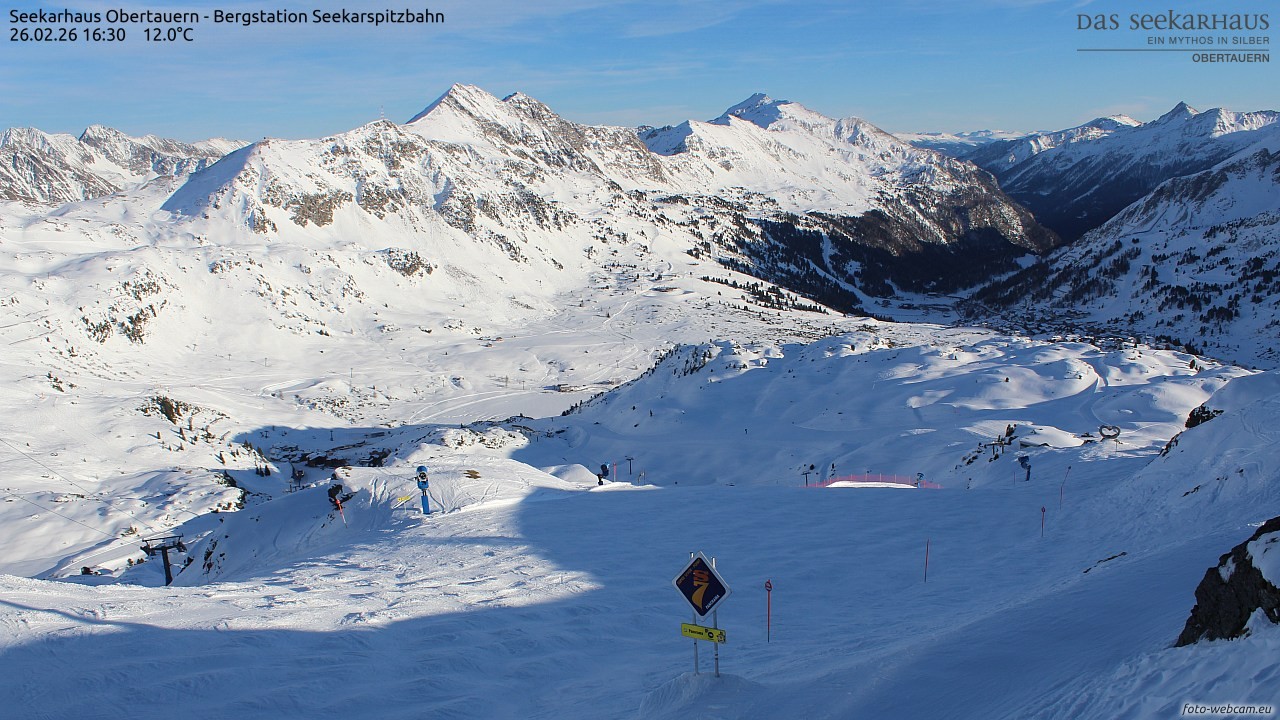 Archived image Webcam View Seekarspitz top station