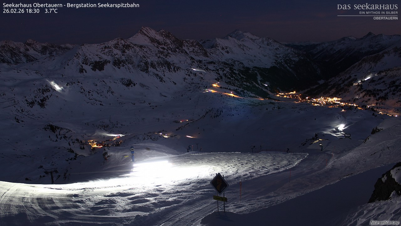 Archived image Webcam View Seekarspitz top station