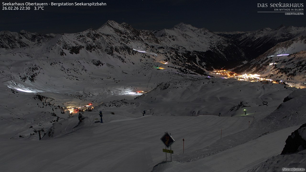 Archived image Webcam View Seekarspitz top station