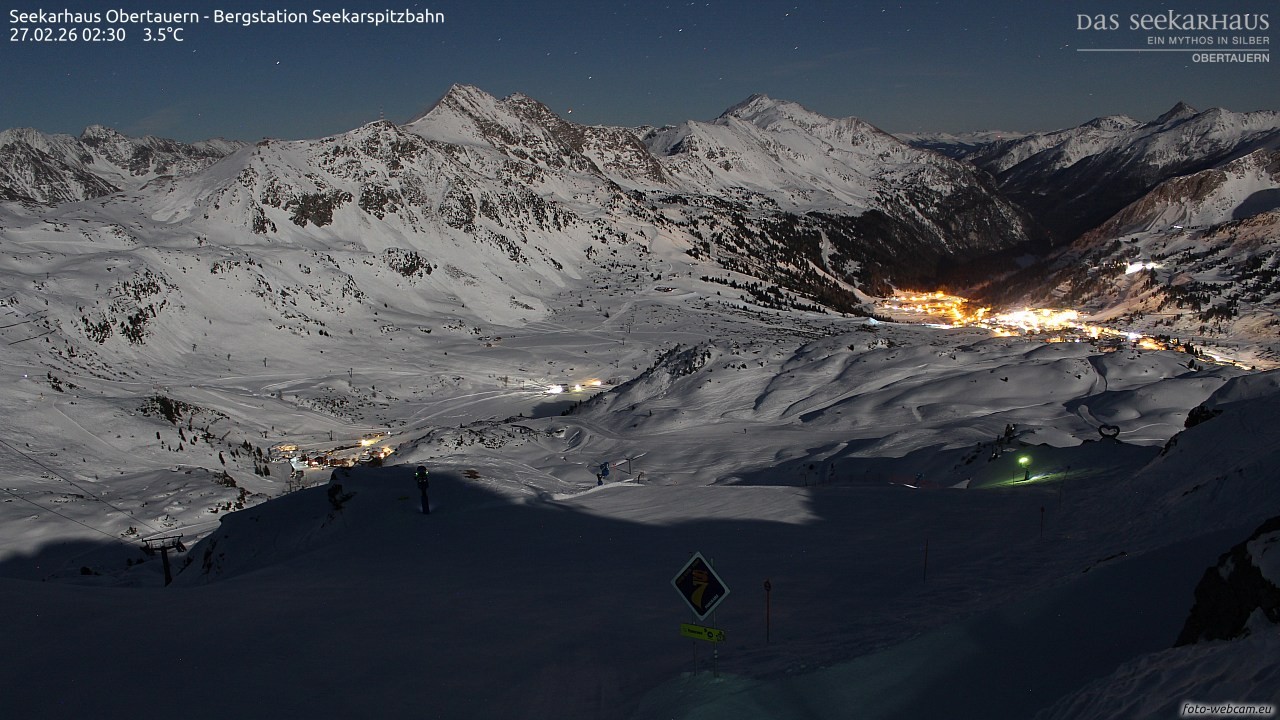 Archived image Webcam View Seekarspitz top station