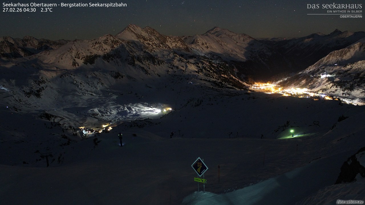 Archived image Webcam View Seekarspitz top station