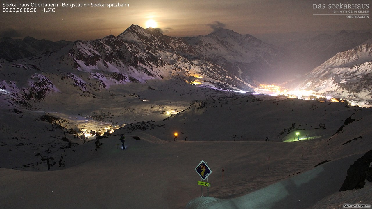 Archiv Foto Webcam Obertauern: Seekarspitz top station