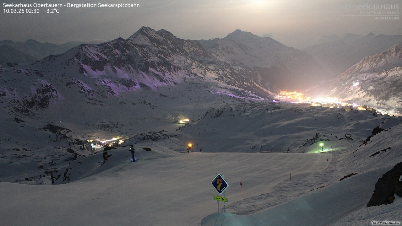 Archiv Foto Webcam Obertauern: Seekarspitz top station