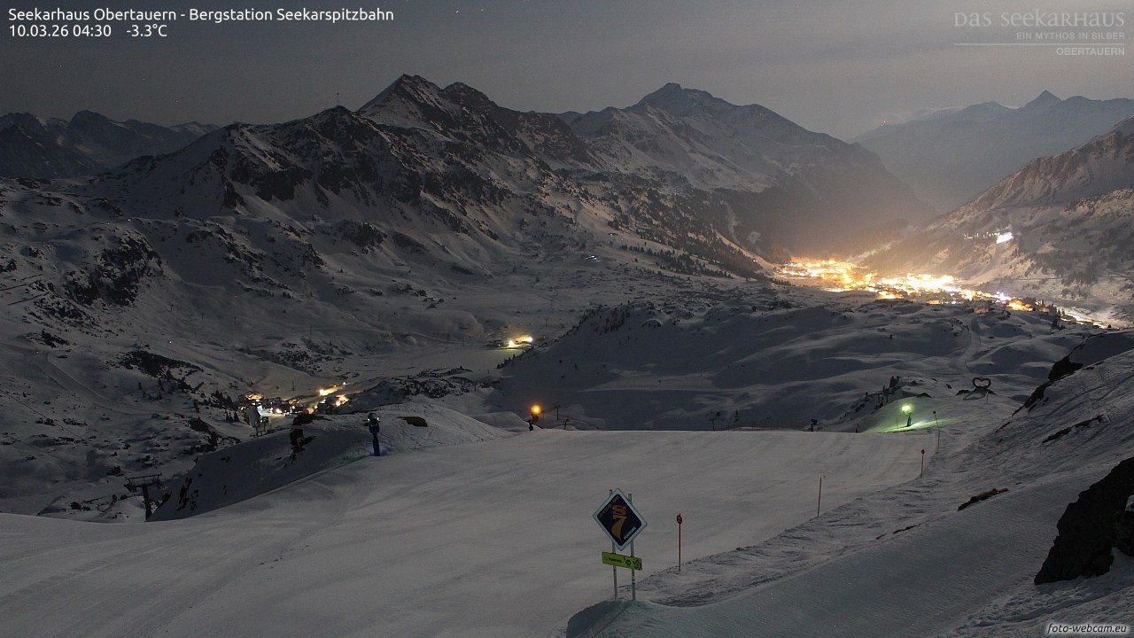 Archiv Foto Webcam Obertauern: Seekarspitz top station