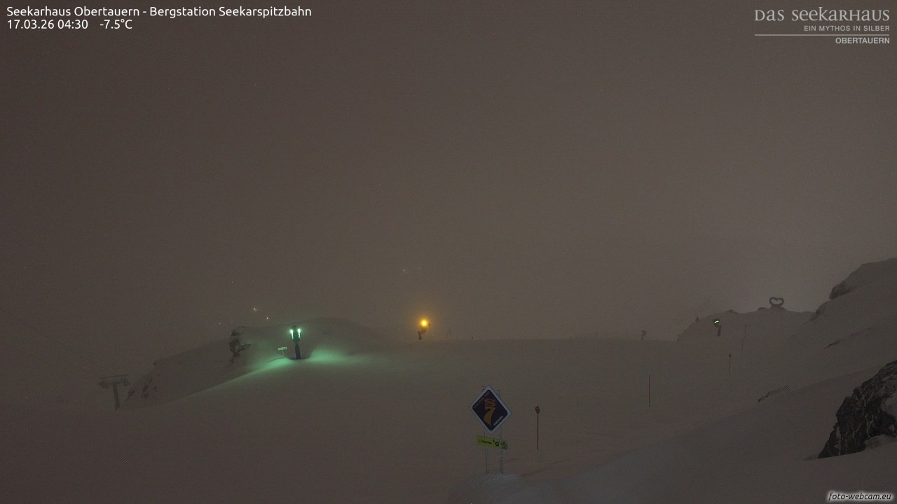 Archiv Foto Webcam Obertauern: Seekarspitz top station