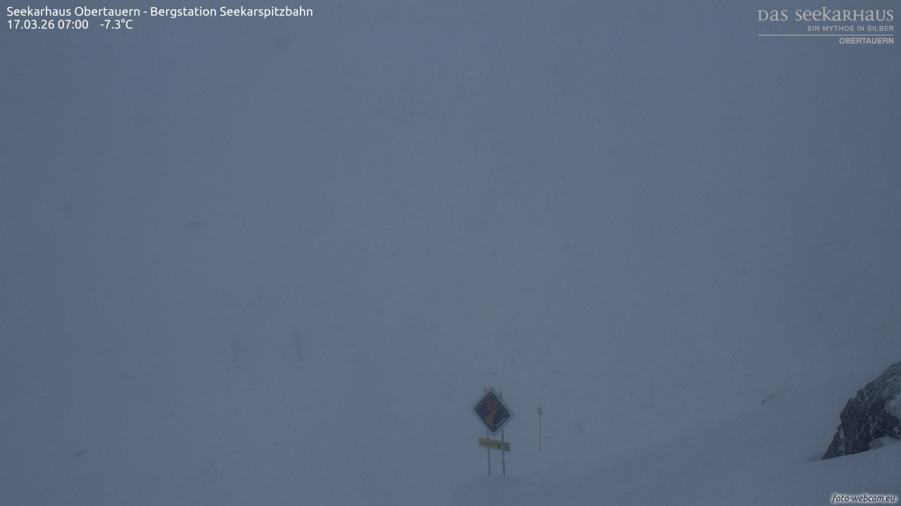 Archiv Foto Webcam Obertauern: Seekarspitz top station