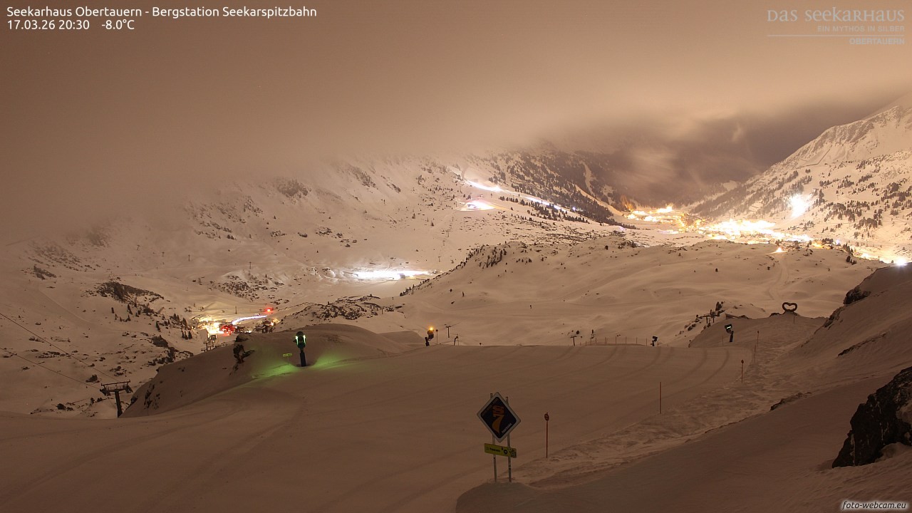 Archived image Webcam View Seekarspitz top station