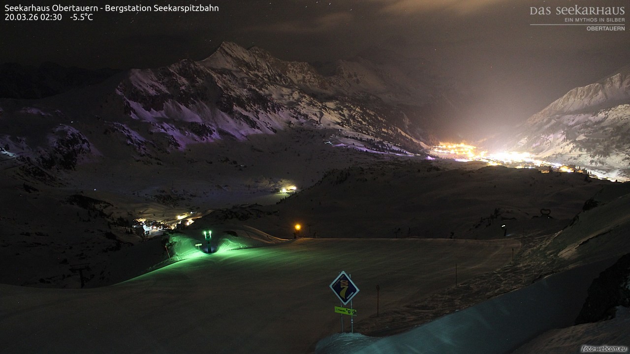 Archived image Webcam View Seekarspitz top station