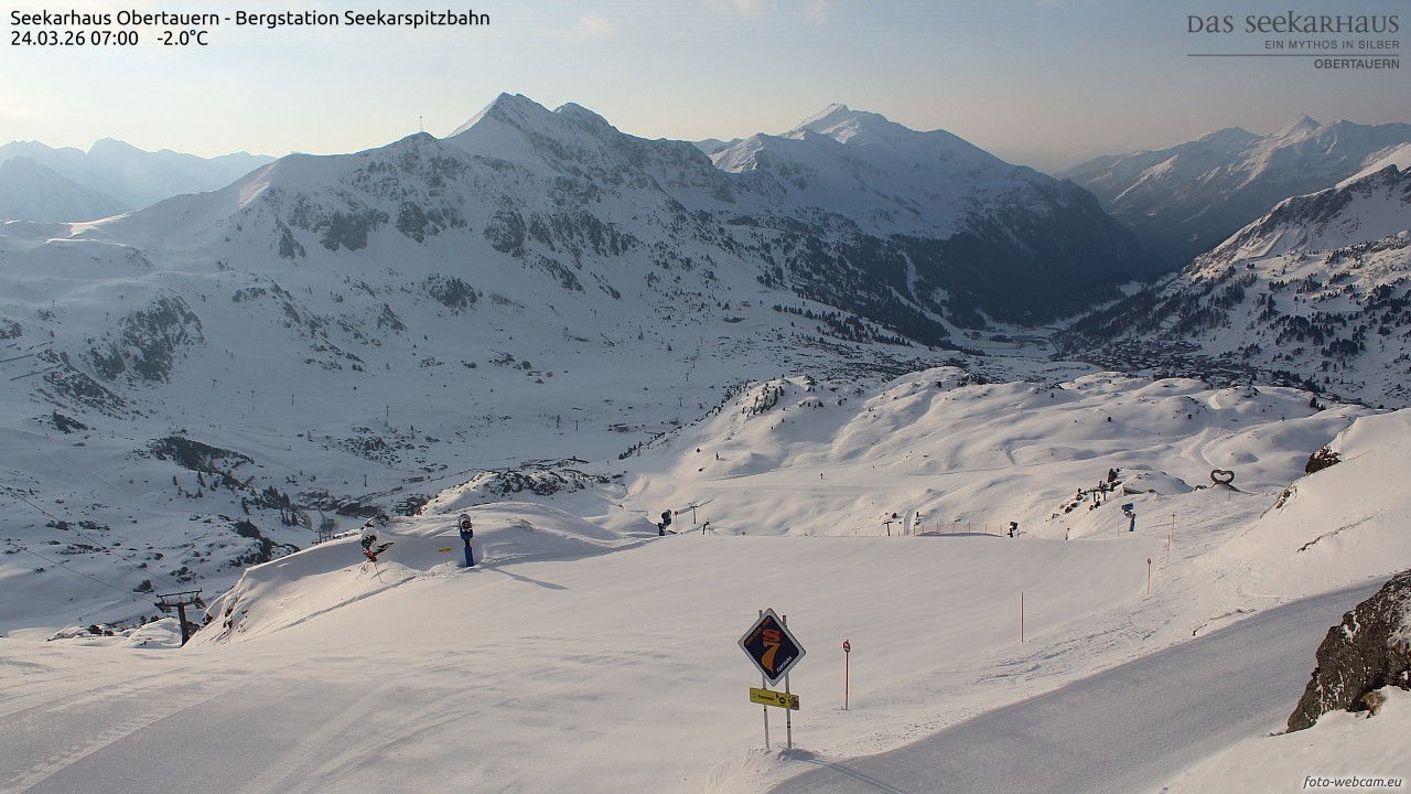 Archiv Foto Webcam Obertauern: Seekarspitz top station