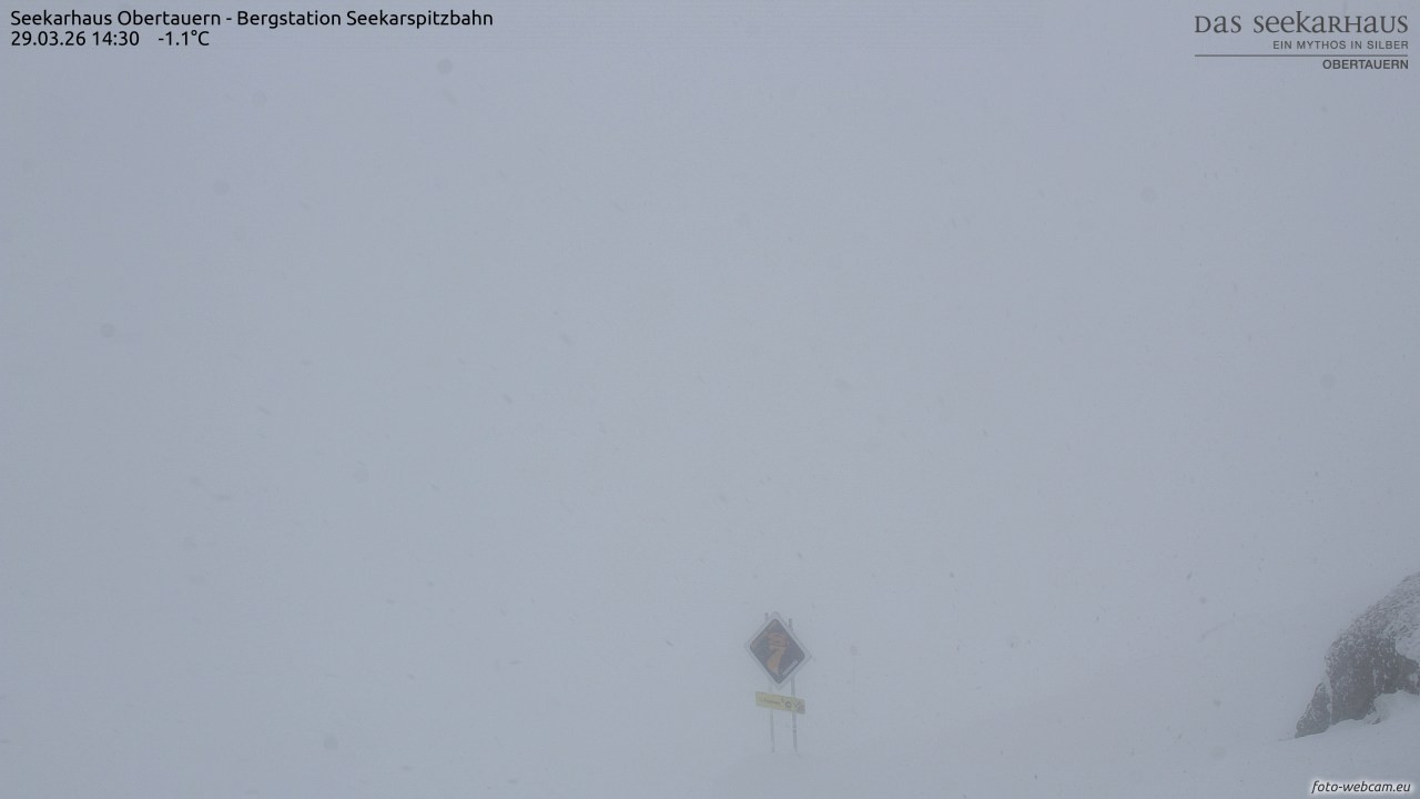 Archiv Foto Webcam Obertauern: Seekarspitz top station