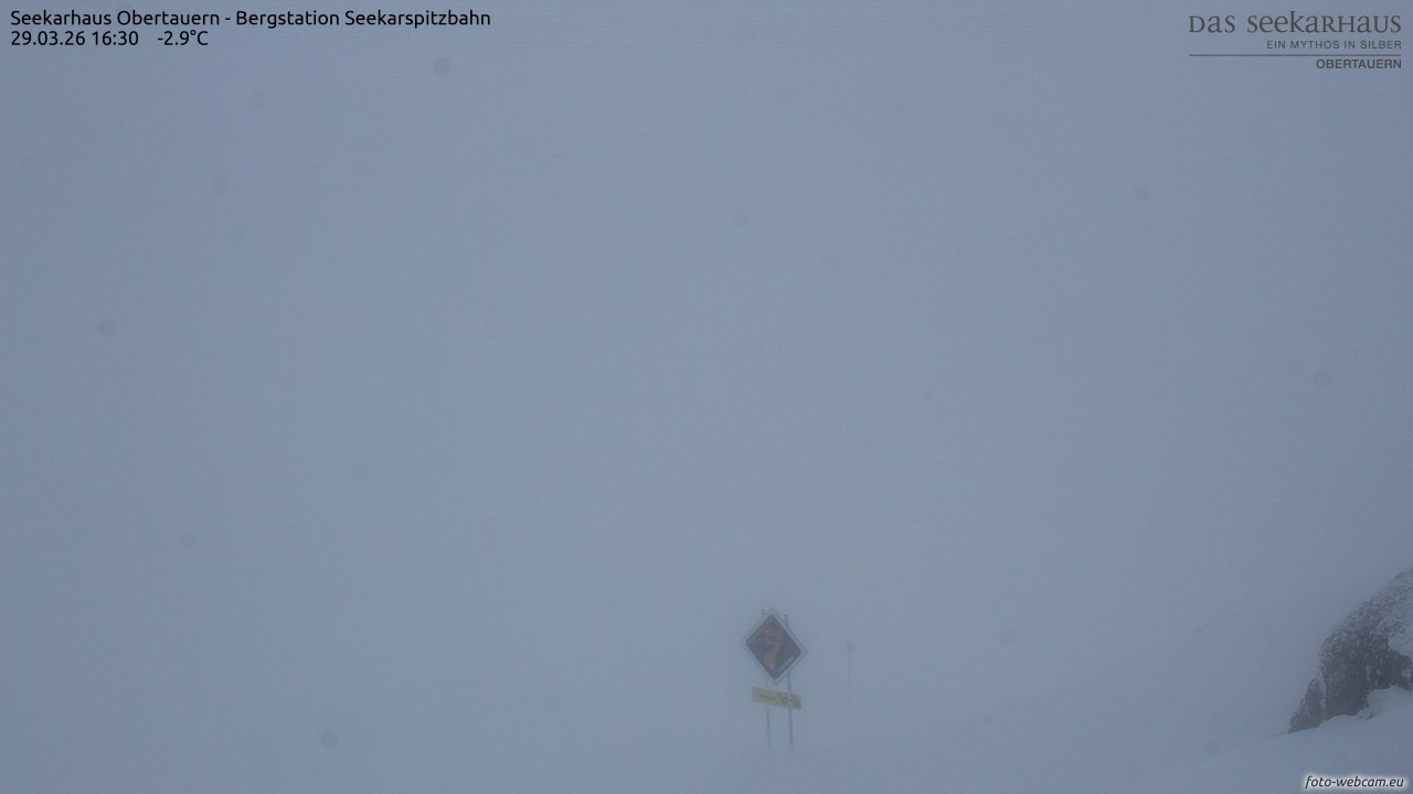 Archiv Foto Webcam Obertauern: Seekarspitz top station