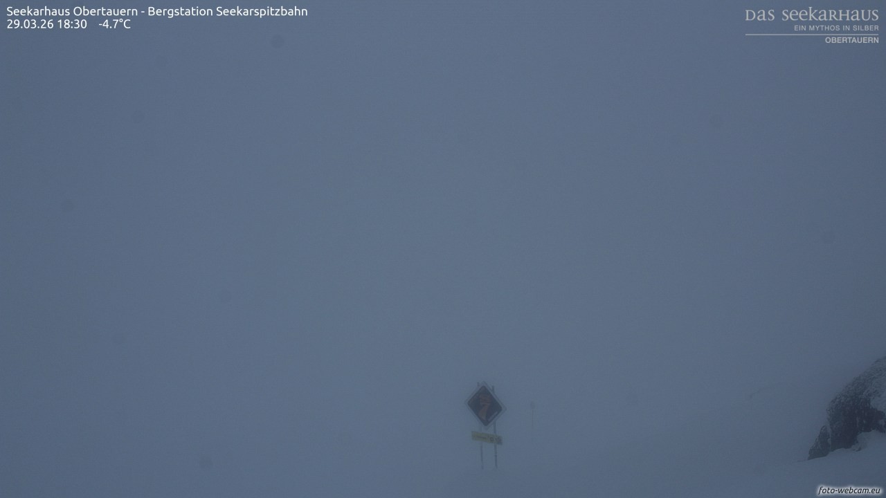 Archiv Foto Webcam Obertauern: Seekarspitz top station