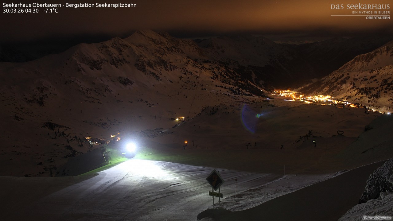 Archived image Webcam View Seekarspitz top station