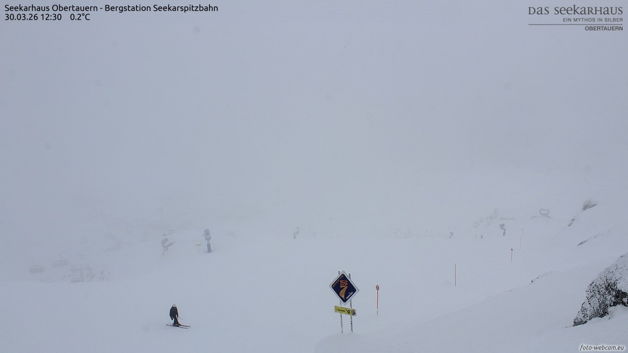 Archiv Foto Webcam Obertauern: Seekarspitz top station