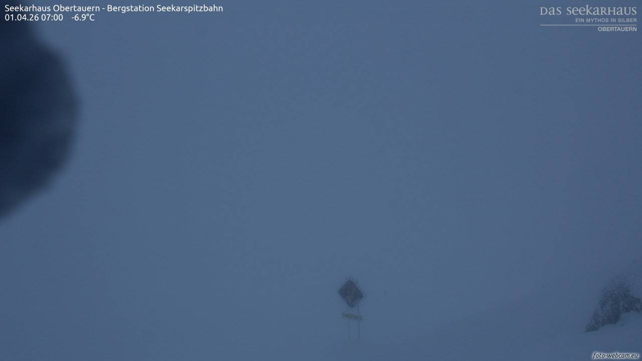 Archiv Foto Webcam Obertauern: Seekarspitz top station
