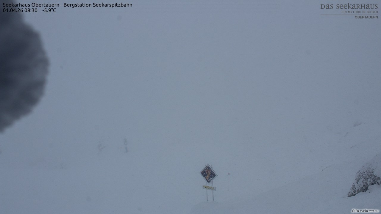 Archiv Foto Webcam Obertauern: Seekarspitz top station