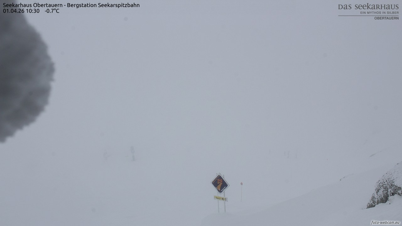 Archiv Foto Webcam Obertauern: Seekarspitz top station