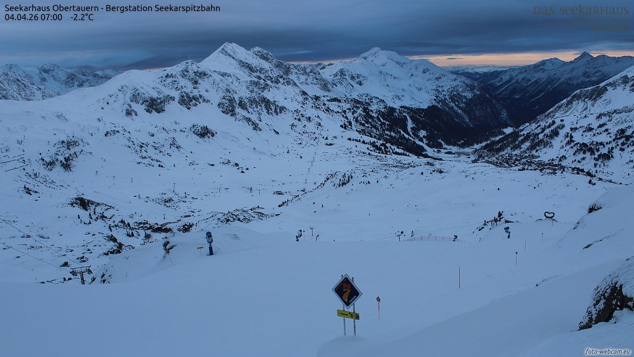 Archiv Foto Webcam Obertauern: Seekarspitz top station