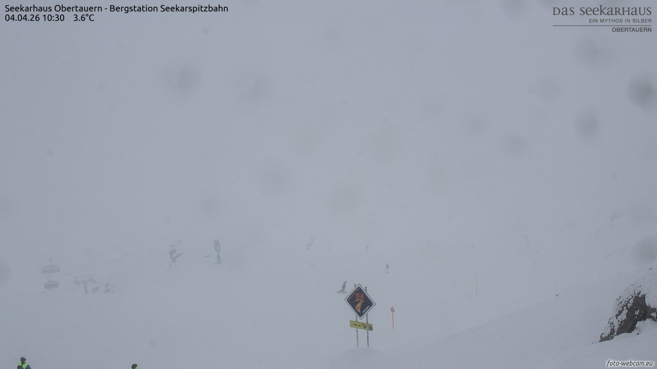 Archived image Webcam View Seekarspitz top station