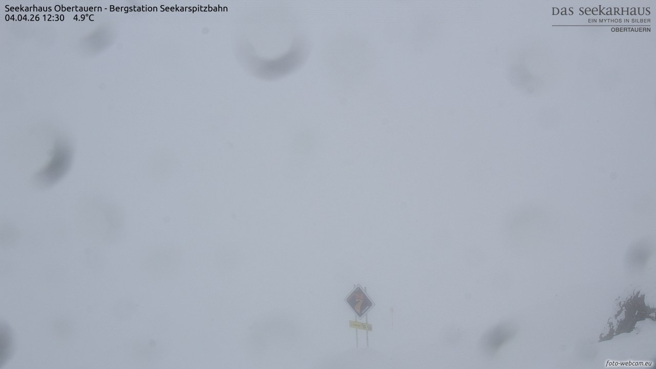 Archiv Foto Webcam Obertauern: Seekarspitz top station