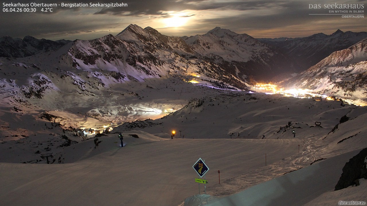 Archiv Foto Webcam Obertauern: Seekarspitz top station