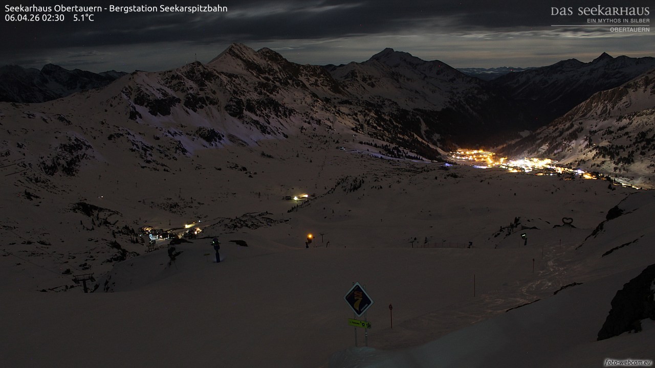 Archiv Foto Webcam Obertauern: Seekarspitz top station