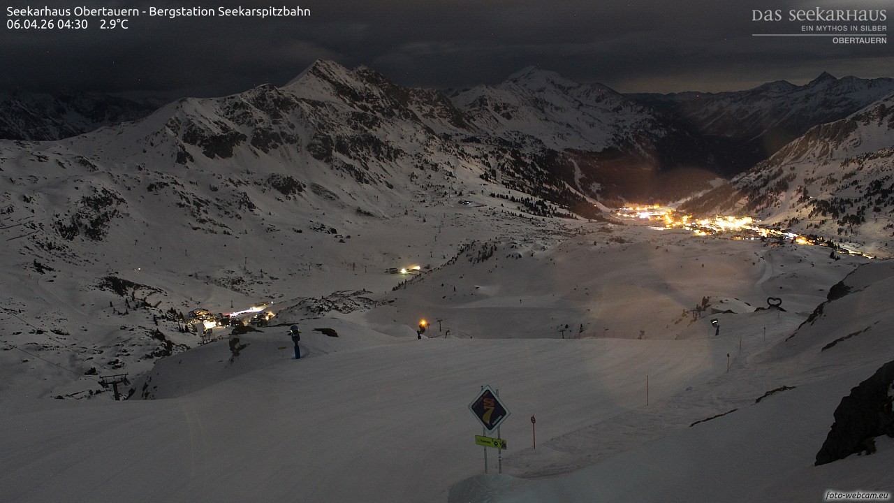 Archiv Foto Webcam Obertauern: Seekarspitz top station