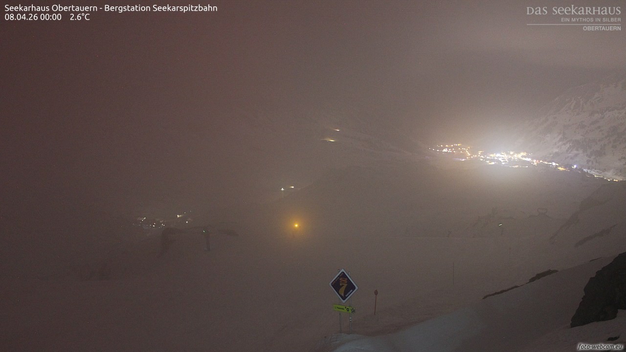 Archived image Webcam View Seekarspitz top station