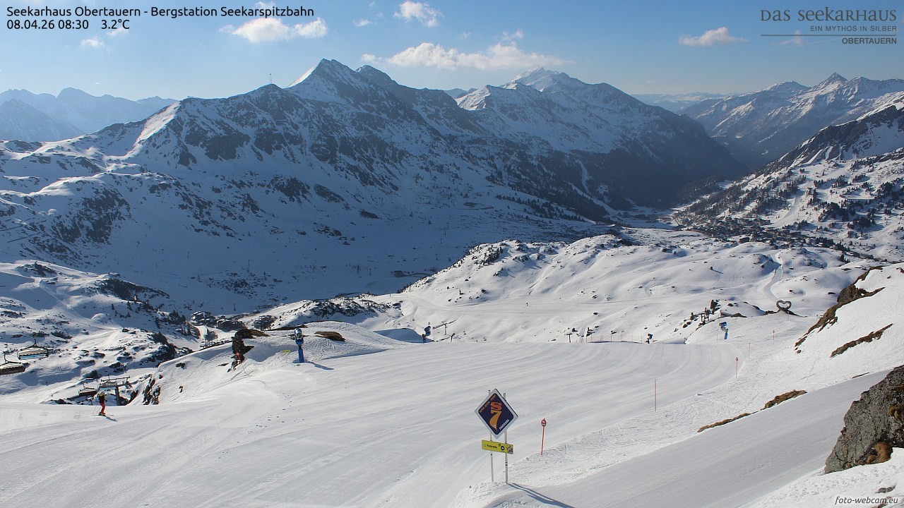 Archived image Webcam View Seekarspitz top station