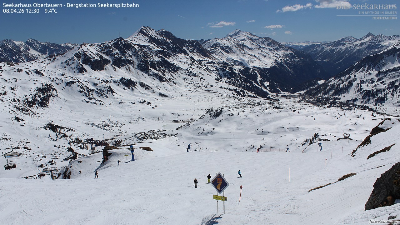 Archived image Webcam View Seekarspitz top station