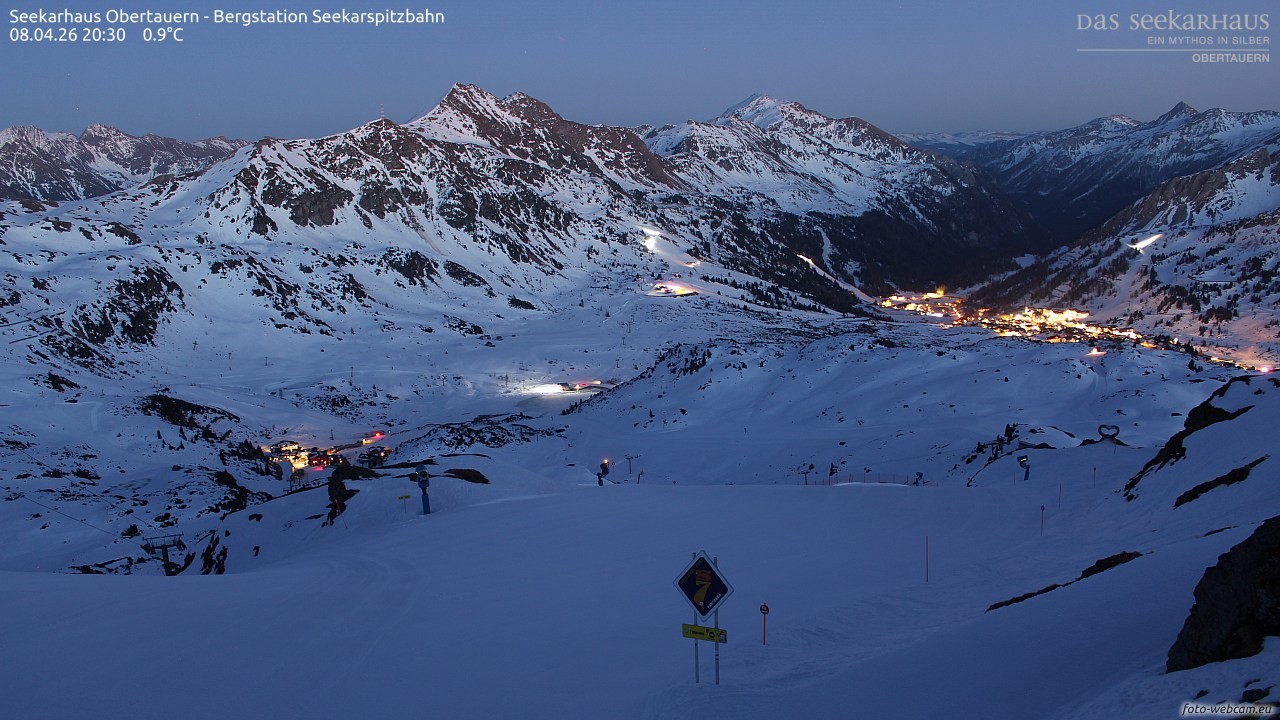 Archived image Webcam View Seekarspitz top station