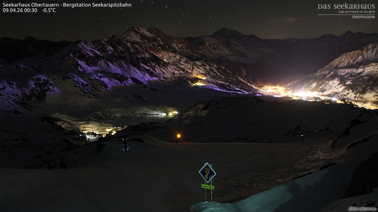 Archiv Foto Webcam Obertauern: Seekarspitz top station