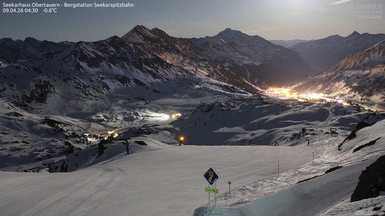 Archiv Foto Webcam Obertauern: Seekarspitz top station