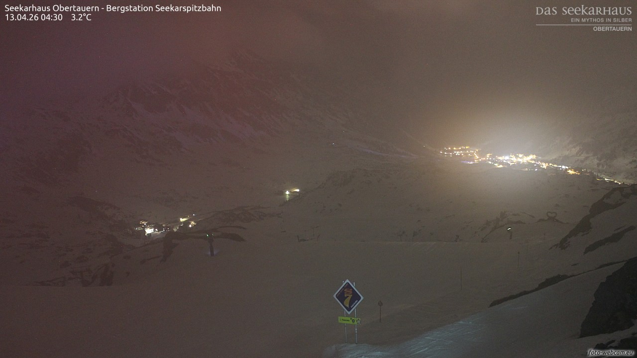 Archived image Webcam View Seekarspitz top station