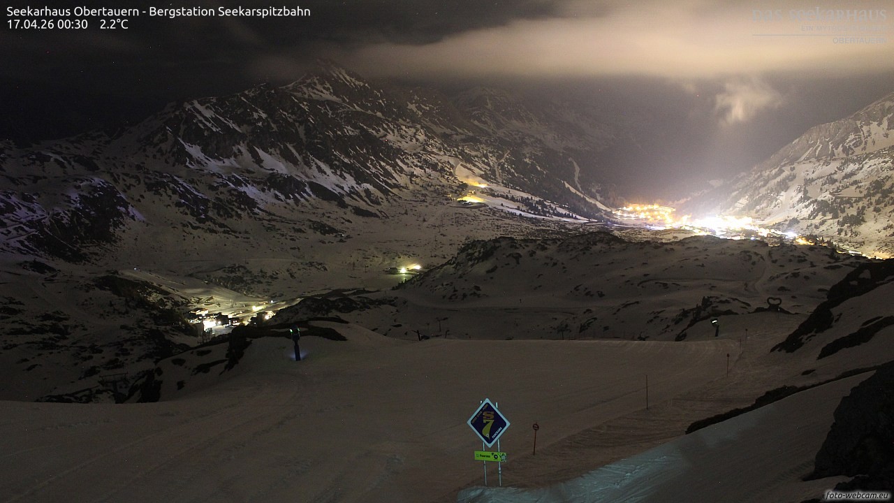 Archived image Webcam View Seekarspitz top station