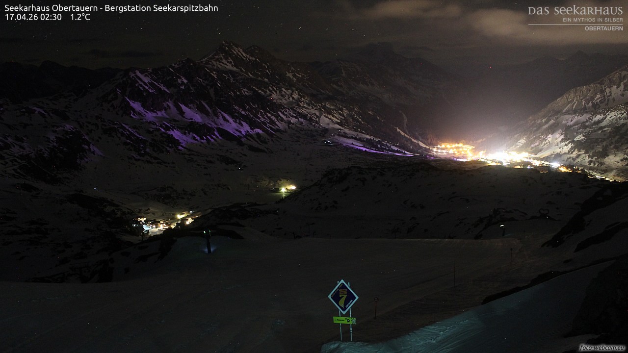 Archived image Webcam View Seekarspitz top station