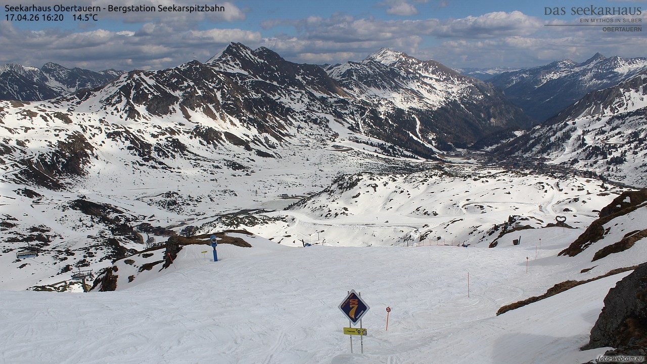 Archived image Webcam View Seekarspitz top station