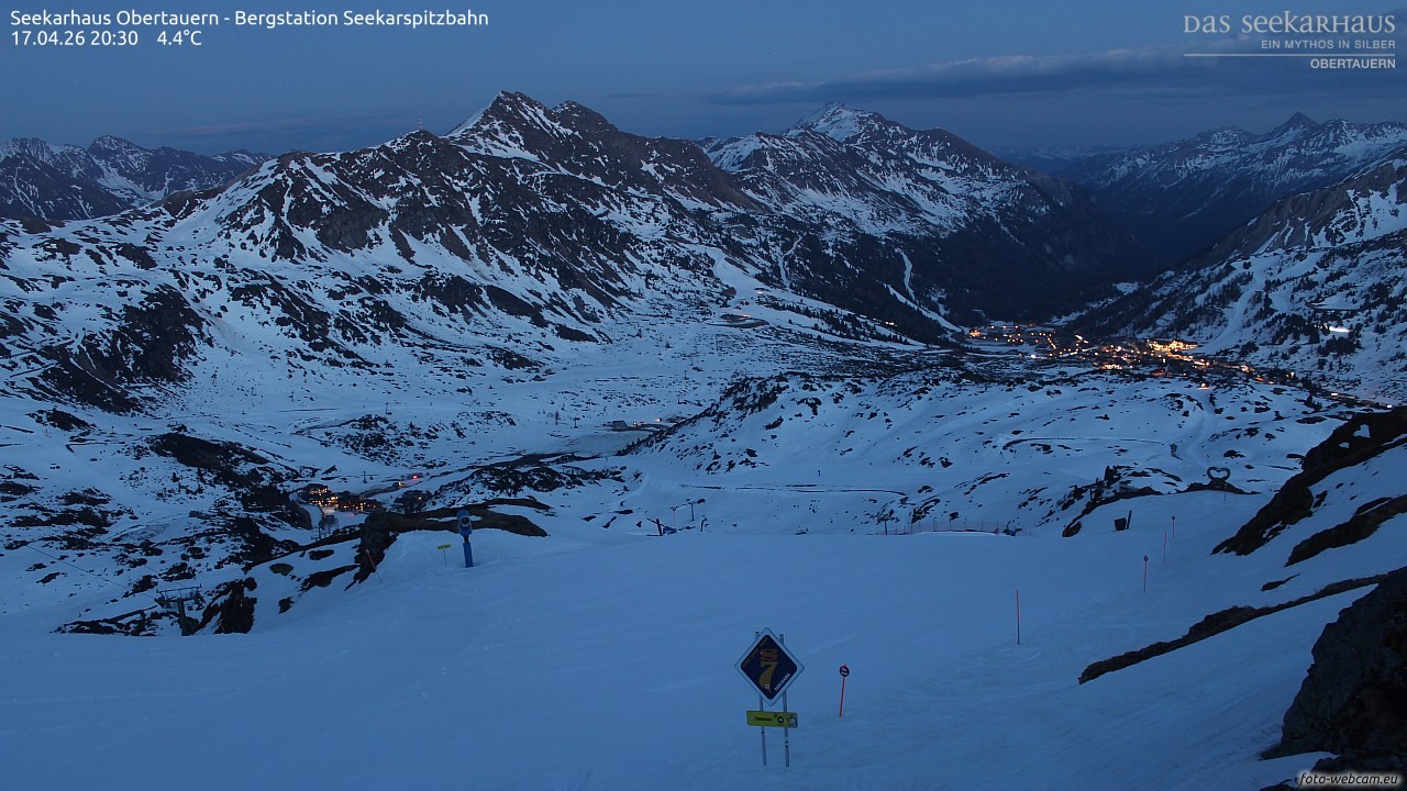 Archived image Webcam View Seekarspitz top station