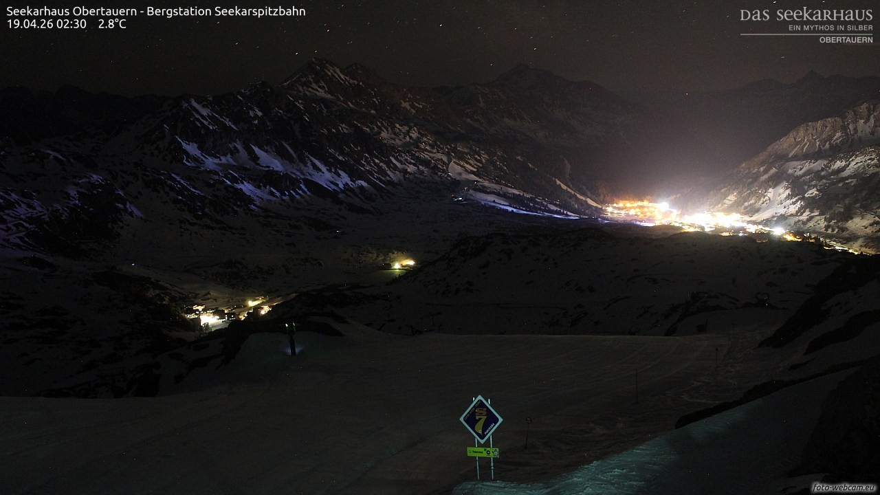 Archiv Foto Webcam Obertauern: Seekarspitz top station