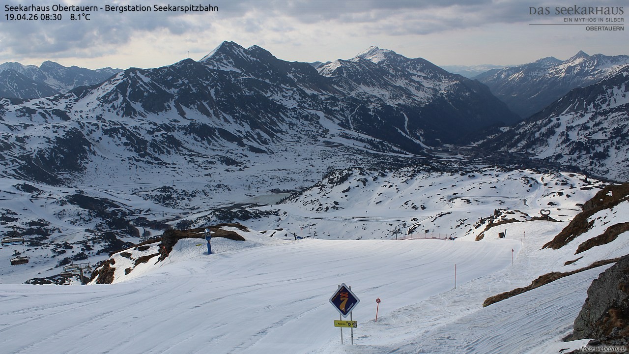 Archiv Foto Webcam Obertauern: Seekarspitz top station
