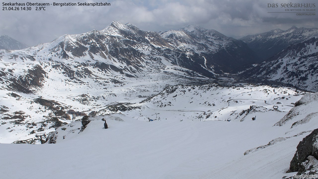 Archiv Foto Webcam Obertauern: Seekarspitz top station